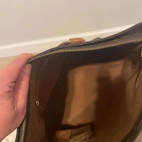 Vintage Louis Vuitton Brown & Tan Monogram Bag & Dust Bag ONLY *Special Price* - Picture 8 of 10